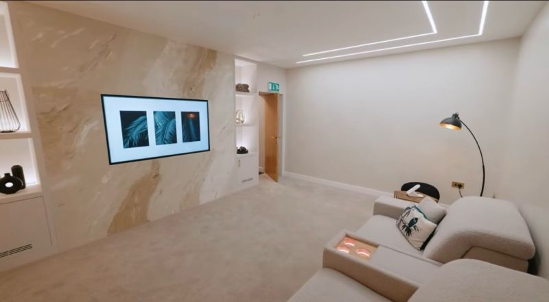 How a Reference Media Room Hides Its Technology Completely