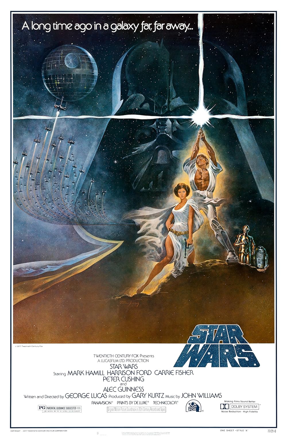 Star Wars A New Hope movie poster